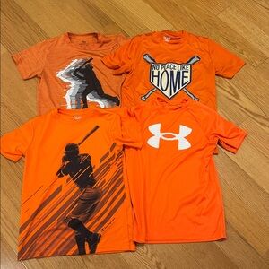 Boys medium dri fit shirts